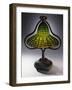 A 'Lotus Bell' Leaded Glass and Bronze Table Lamp-Guiseppe Barovier-Framed Giclee Print