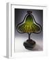 A 'Lotus Bell' Leaded Glass and Bronze Table Lamp-Guiseppe Barovier-Framed Giclee Print