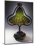 A 'Lotus Bell' Leaded Glass and Bronze Table Lamp-Guiseppe Barovier-Mounted Giclee Print