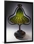 A 'Lotus Bell' Leaded Glass and Bronze Table Lamp-Guiseppe Barovier-Framed Giclee Print