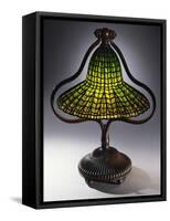 A 'Lotus Bell' Leaded Glass and Bronze Table Lamp-Guiseppe Barovier-Framed Stretched Canvas