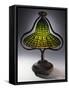 A 'Lotus Bell' Leaded Glass and Bronze Table Lamp-Guiseppe Barovier-Framed Stretched Canvas