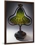 A 'Lotus Bell' Leaded Glass and Bronze Table Lamp-Guiseppe Barovier-Framed Giclee Print