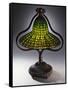 A 'Lotus Bell' Leaded Glass and Bronze Table Lamp-Guiseppe Barovier-Framed Stretched Canvas