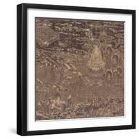 A Lotus Sutra Handscroll (Detail), 17th Century-null-Framed Giclee Print