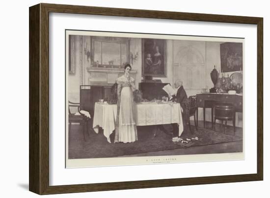 A Love Letter-Francis Davis Millet-Framed Giclee Print