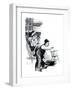 "A Love Story" page 10-Norman Rockwell-Framed Giclee Print