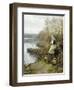 A Lovely Thought-Daniel Ridgway Knight-Framed Giclee Print