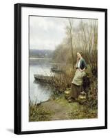 A Lovely Thought-Daniel Ridgway Knight-Framed Giclee Print