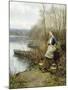 A Lovely Thought-Daniel Ridgway Knight-Mounted Giclee Print