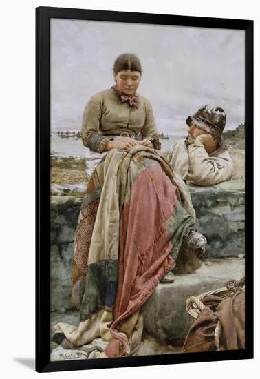 A Lover and His Lass, 1884-Walter Langley-Framed Giclee Print