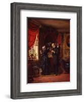 A Lover of Old China, 1880-Edward Lamson Henry-Framed Giclee Print