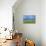 A Low Altitude Rainbow Visible over the Yellow Canola Field, Gleichen, Alberta, Canada-null-Stretched Canvas displayed on a wall