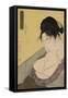 A Low Class Prostitute , from the series 'Five Shades of Ink in the Northern Quarter' , c.1794-95-Kitagawa Utamaro-Framed Stretched Canvas