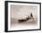 A Lowestoft Herring Boat Ploughing Through a Moderate Swell in the North Sea, 1935-null-Framed Premium Photographic Print