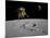 A Lunar Lander Begins its Descent to the Moon's Surface-Stocktrek Images-Mounted Photographic Print