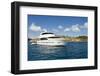 A Luxury Yacht Anchored in the Caribbean.-Gary Blakeley-Framed Photographic Print