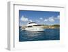 A Luxury Yacht Anchored in the Caribbean.-Gary Blakeley-Framed Photographic Print