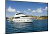 A Luxury Yacht Anchored in the Caribbean.-Gary Blakeley-Mounted Photographic Print