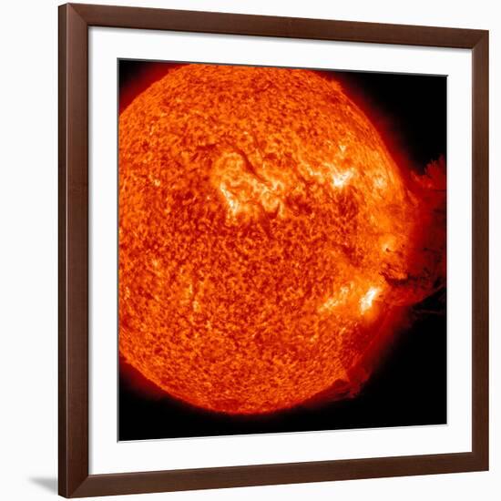 A M-2 Solar Flare with Coronal Mass Ejection-Stocktrek Images-Framed Photographic Print