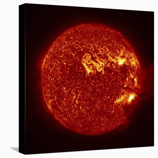 A M-2 Solar Flare with Coronal Mass Ejection-Stocktrek Images-Stretched Canvas