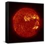 A M-2 Solar Flare with Coronal Mass Ejection-Stocktrek Images-Framed Stretched Canvas