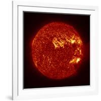 A M-2 Solar Flare with Coronal Mass Ejection-Stocktrek Images-Framed Photographic Print