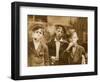 A.M. Monday, Newsies at Skeeter's Branch They Were All Smoking, St. Louis, Missouri, May 9, 1910-null-Framed Art Print