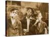 A.M. Monday, Newsies at Skeeter's Branch They Were All Smoking, St. Louis, Missouri, May 9, 1910-null-Stretched Canvas