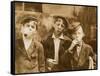 A.M. Monday, Newsies at Skeeter's Branch They Were All Smoking, St. Louis, Missouri, May 9, 1910-null-Framed Stretched Canvas