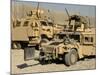 A M1114 Humvee Sits Parked in Front of a MaxxPro MRAP-Stocktrek Images-Mounted Photographic Print