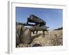 A M40A3 7.62mm Sniper Rifle Sits Ready for Use on the Shooting Range-Stocktrek Images-Framed Photographic Print