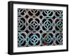 A-Ma Temple Window, Macau, China-Julie Eggers-Framed Premium Photographic Print