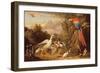 A Macaw, Ducks, Parrots and Other Birds in a Landscape, c.1708-10-Jakob Bogdani Or Bogdany-Framed Giclee Print