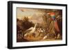 A Macaw, Ducks, Parrots and Other Birds in a Landscape, c.1708-10-Jakob Bogdani Or Bogdany-Framed Giclee Print