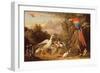 A Macaw, Ducks, Parrots and Other Birds in a Landscape, c.1708-10-Jakob Bogdani Or Bogdany-Framed Giclee Print