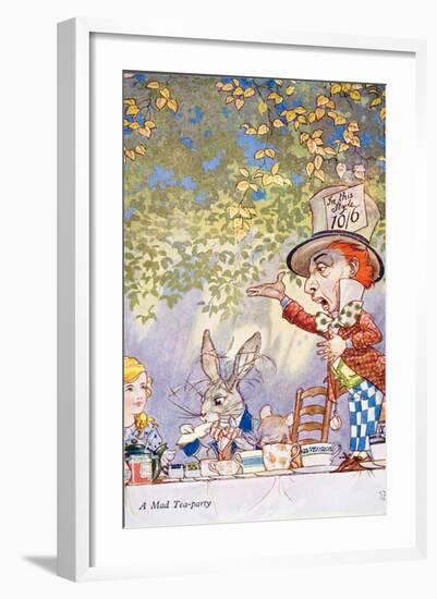 A Mad Teaparty-Charles Folkard-Framed Giclee Print