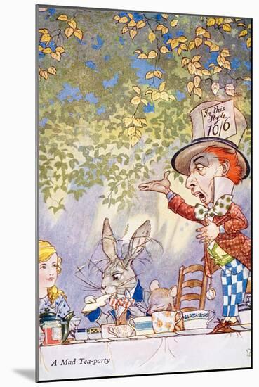 A Mad Teaparty-Charles Folkard-Mounted Giclee Print