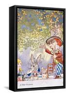 A Mad Teaparty-Charles Folkard-Framed Stretched Canvas