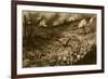 A Maelstrom of the Meuse: French Infantry Debouching to Attack a Flaming Ridge Near Douaumont-null-Framed Giclee Print