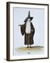 A Magician, Theatrical Costume Design for the Celebrations and Parties of Louis Xiv-Jean I Berain-Framed Premium Giclee Print