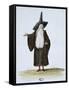 A Magician, Theatrical Costume Design for the Celebrations and Parties of Louis Xiv-Jean I Berain-Framed Stretched Canvas