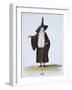 A Magician, Theatrical Costume Design for the Celebrations and Parties of Louis Xiv-Jean I Berain-Framed Giclee Print