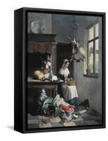 A Maid in the Kitchen-David Noter-Framed Stretched Canvas