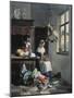 A Maid in the Kitchen-David Noter-Mounted Giclee Print