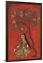 A Maiden Seated Beneath a Pomergranate Tree-null-Framed Giclee Print