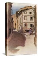 'A Majorcan Street Scene', 20th century (1931)-Cecil Aldin-Stretched Canvas