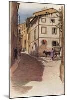 'A Majorcan Street Scene', 20th century (1931)-Cecil Aldin-Mounted Giclee Print