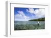 A Male Angler Making Casts on a Saltwater Flat at Alphonse Island, Seychelles-Matt Jones-Framed Photographic Print