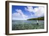 A Male Angler Making Casts on a Saltwater Flat at Alphonse Island, Seychelles-Matt Jones-Framed Photographic Print